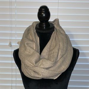BP Grey and peach striped scarf